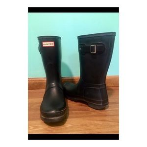 Black Hunter Boots Size 8